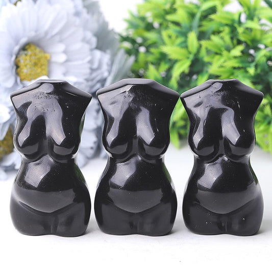 3" Black Obsidian Model Crystal Carvings Wholesale Crystals USA