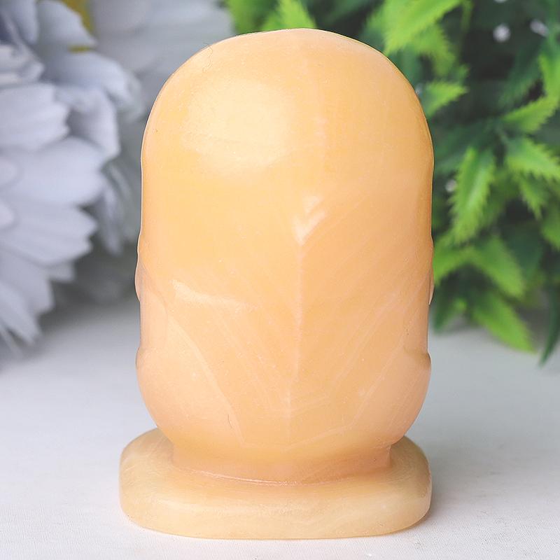 2.5" Yellow Jade Minions Crystal Carvings Wholesale Crystals USA