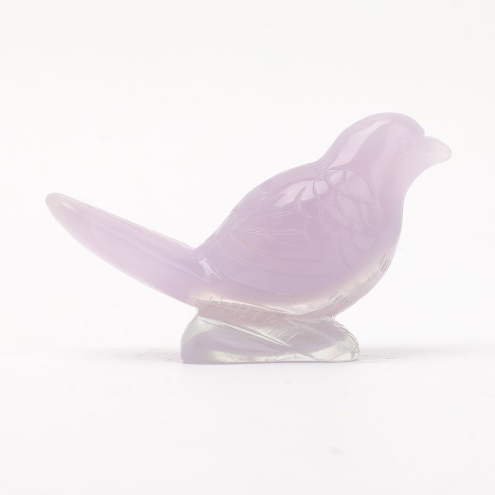 Unique Fluorite Hand Carved Bird Free Form