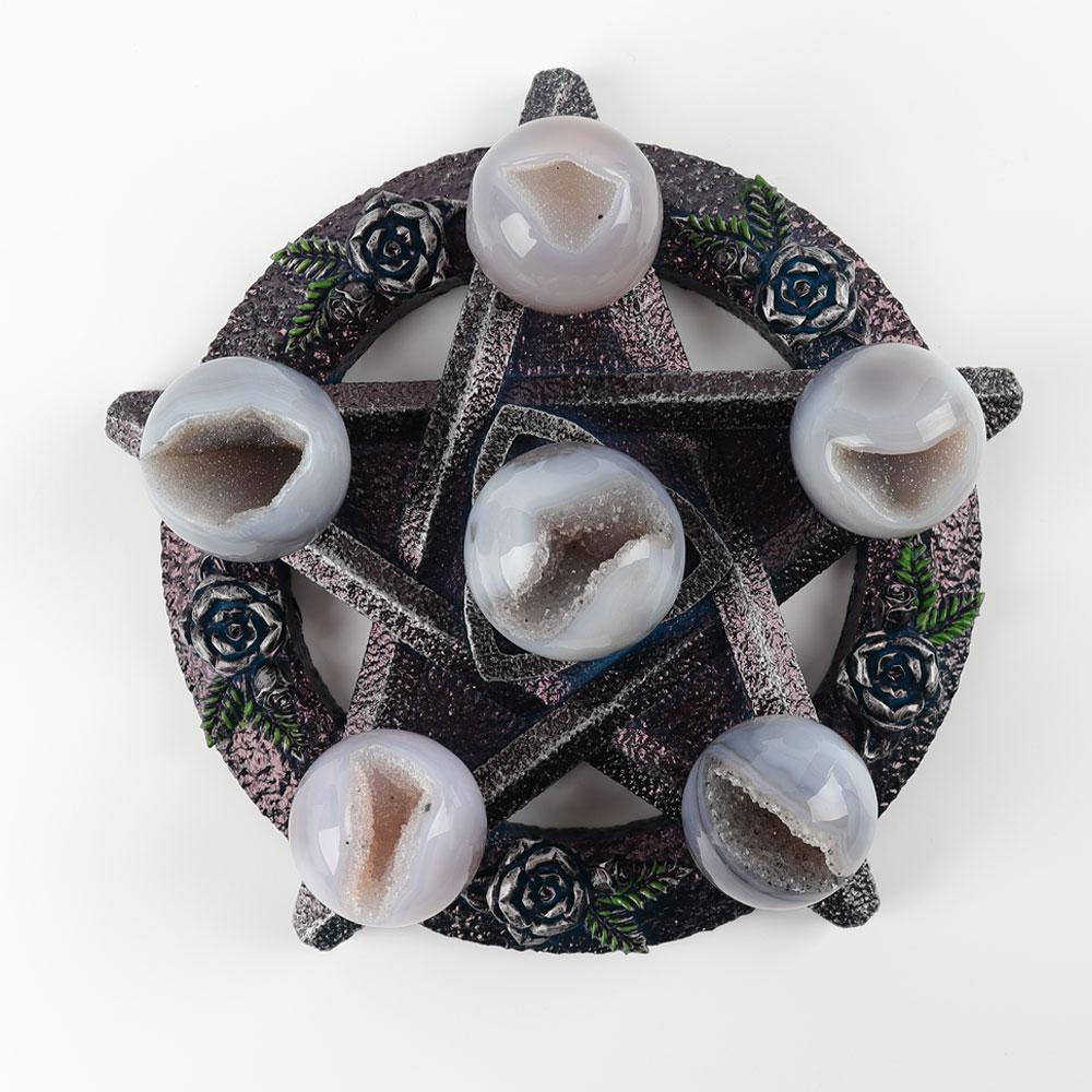 Pentagram Rose Stand