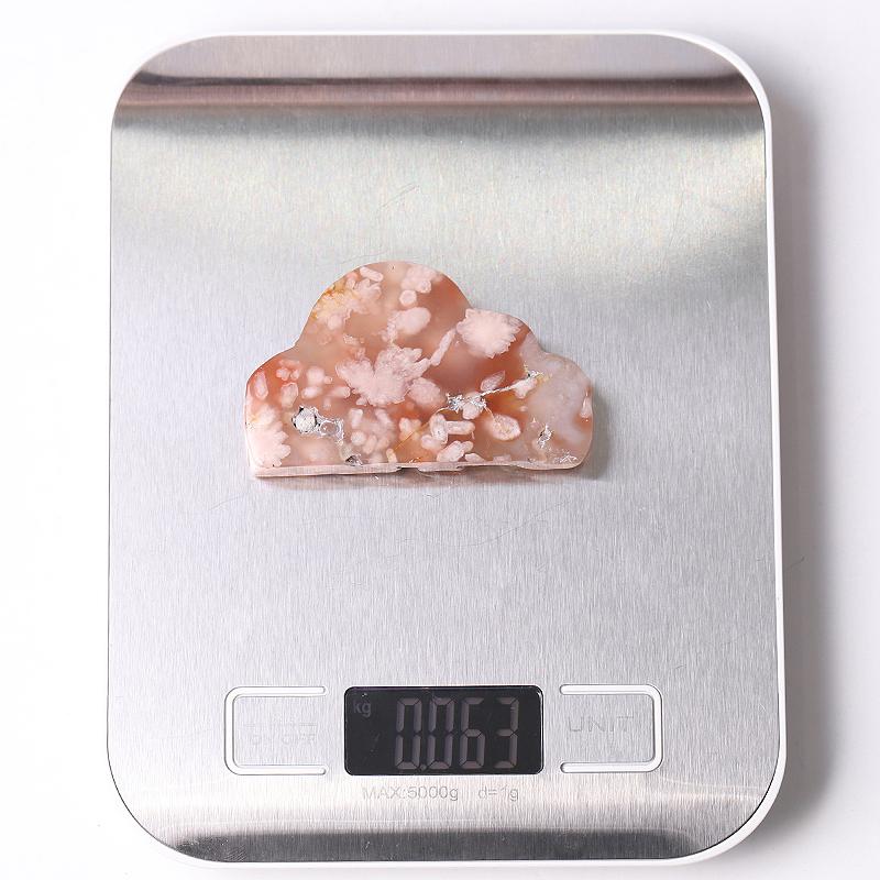 2.65" Flower Agate Cloud Crystal Carvings Wholesale Crystals USA