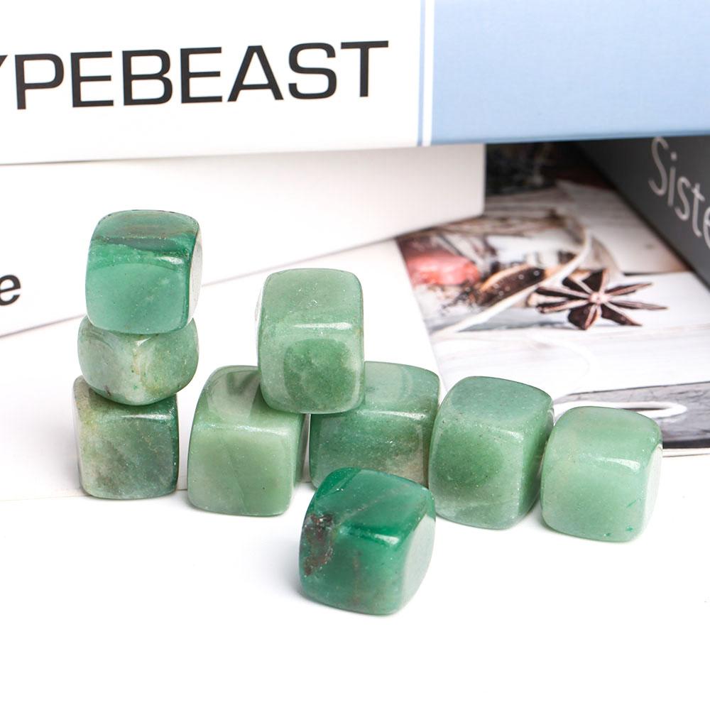 0.1kg Green Aventurine Crystal Cubes Wholesale Crystals USA