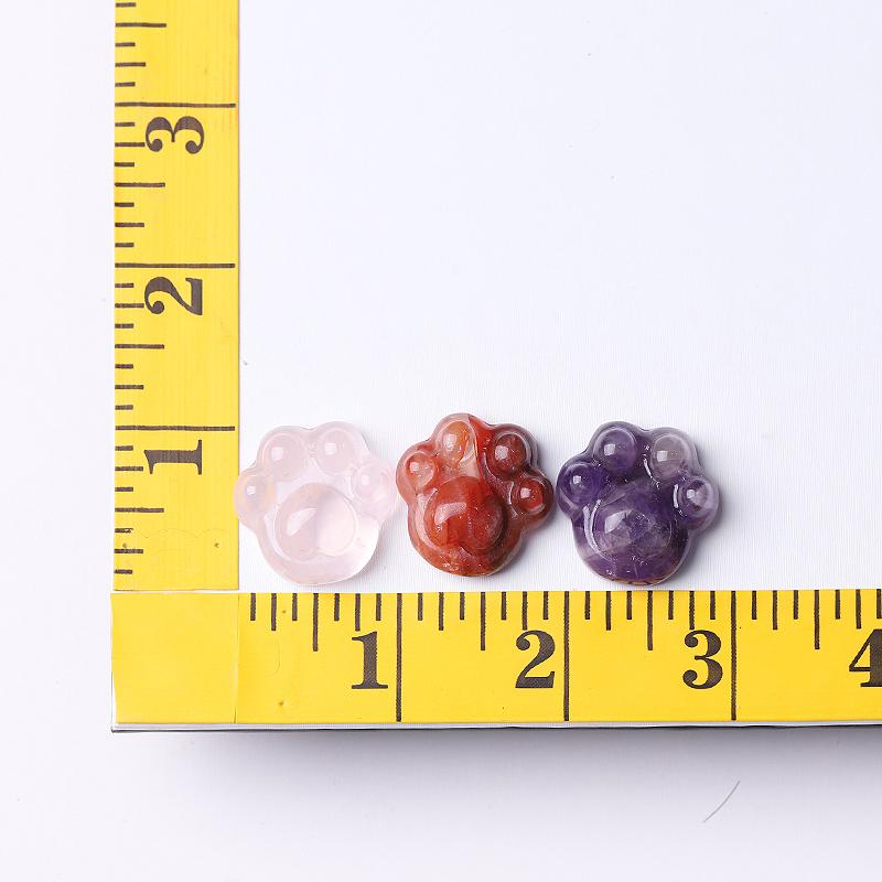 1" Cat Paw Crystal Carvings Wholesale Crystals USA