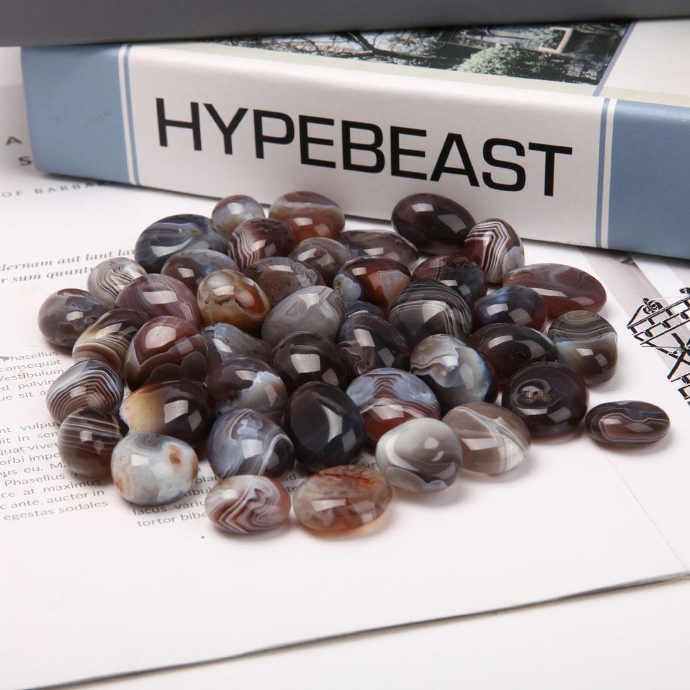 0.1kg Black Sardonyx Tumbled Stone 0.5kg Wholesale Crystals USA
