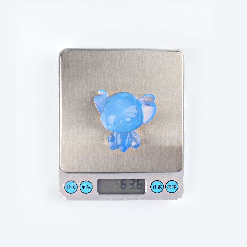 2" Blue Opalite Stitchi Crystal Carving Wholesale Crystals USA