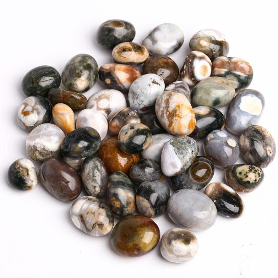 0.1kg Ocean Jasper Crystal Tumbles Wholesale Crystals USA