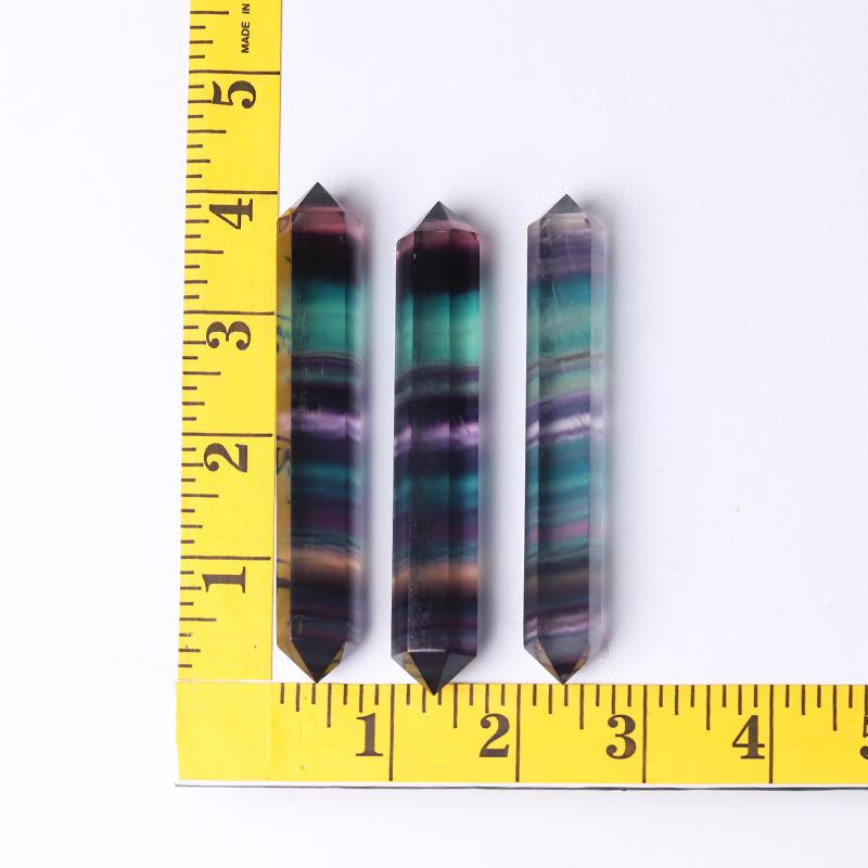 4" High Quality Rainbow Fluorite Double Terminated Point for Healing Wholesale Crystals USA
