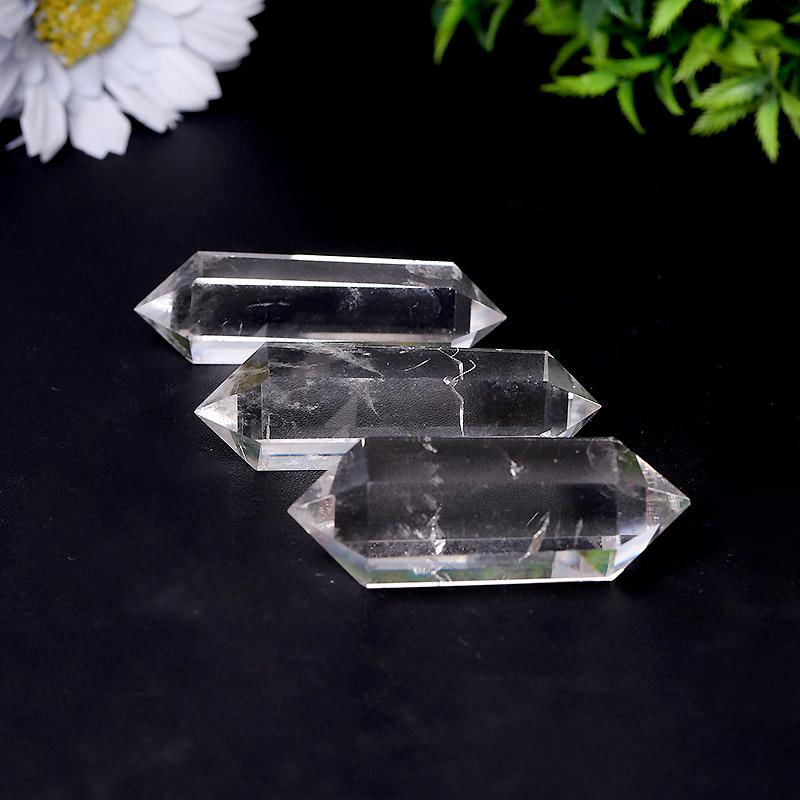 High Quality Natural Clear Quartz Double Terminated Points Wholesale Crystals USA