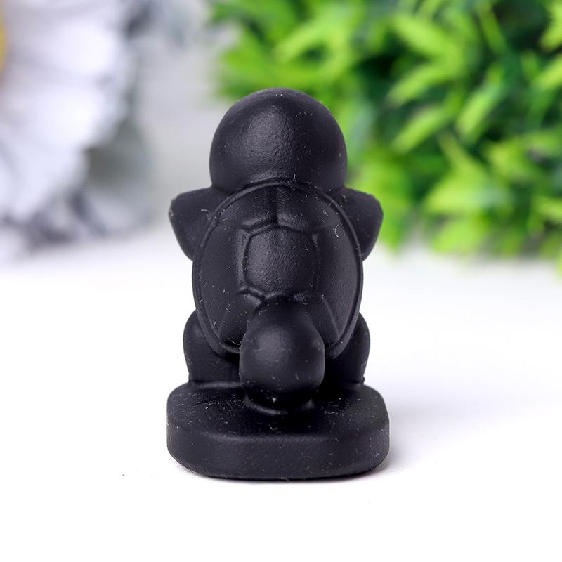 Black Obsidian Squirtle Crystal Carvings Wholesale Crystals USA