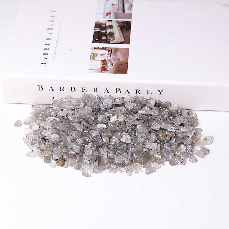 0.1kg Natural Labradorite Chips Crystal Chips for Decoration Wholesale Crystals USA