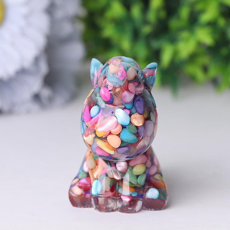 2.5"-3.0" Resin Unicorn Crystal Carvings Wholesale Crystals USA