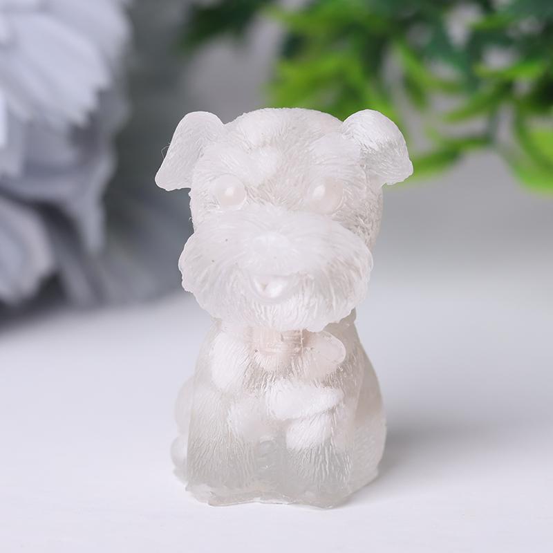 Wholesale Resin Crystal Schnauzer Dog Wholesale Crystals USA