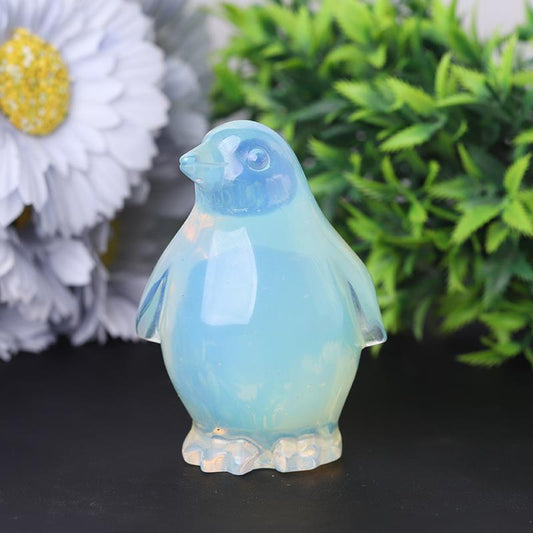3" Opalite Penguin Crystal Carving Wholesale Crystals USA