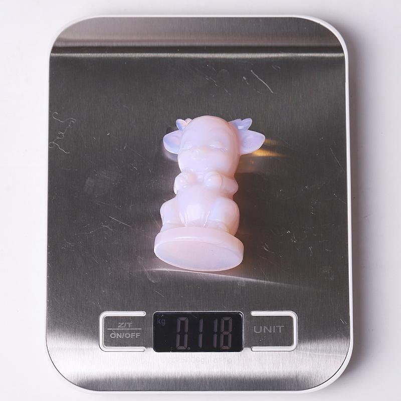 2.5" Pink Opalite Crystal Carvings Wholesale Crystals USA