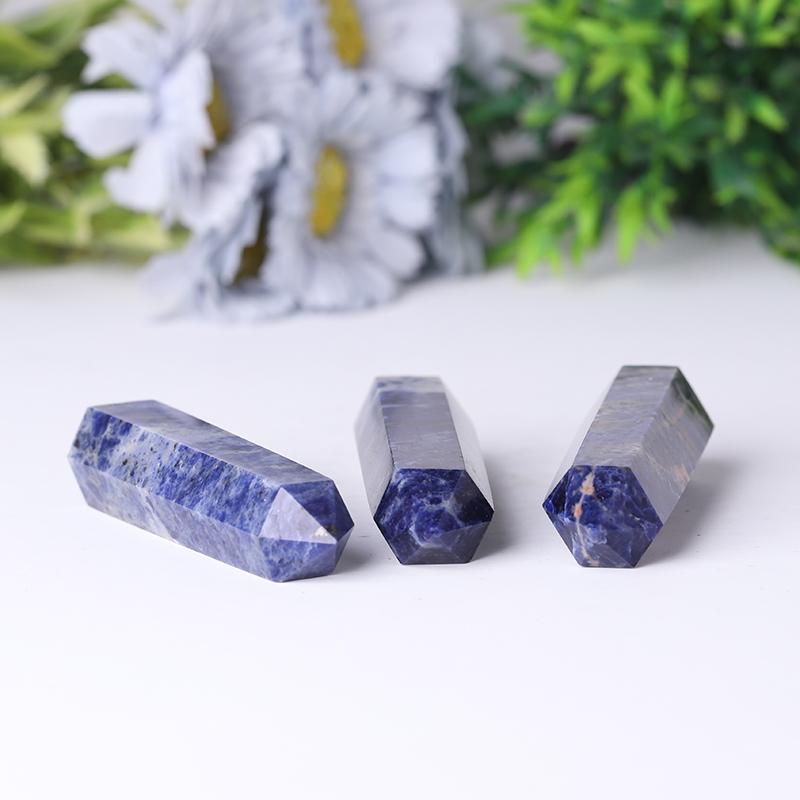 Wholesale Natural Crystal Healing Stone Sodalite Crystal Point Wholesale Crystals USA