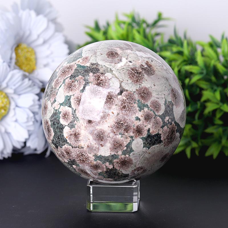 2.5"- 4.0" Firework Agate Sphere Wholesale Crystals USA