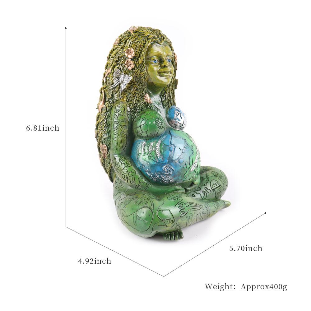 Resin Mother Earth Statue for Gift Home Garden Ornament Outdoor Decor