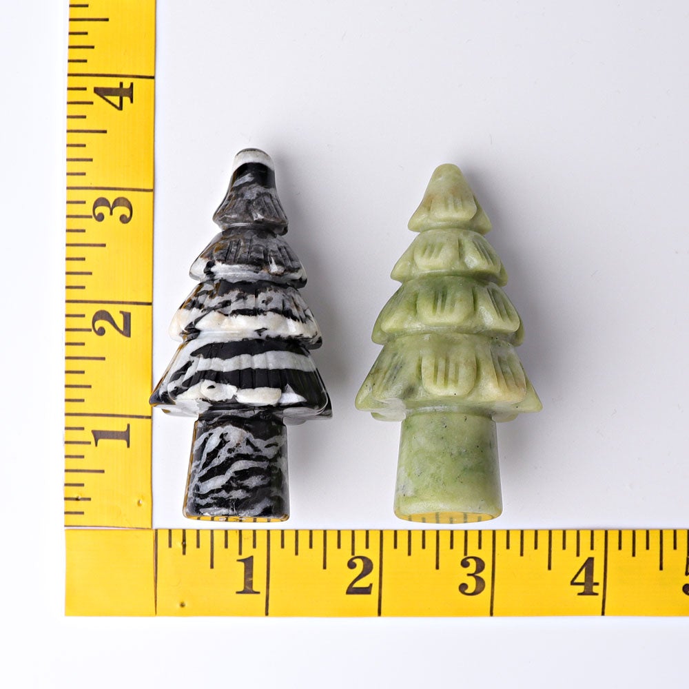 3" Fir Tree Crystal Carvings for Christmas Wholesale Crystals USA