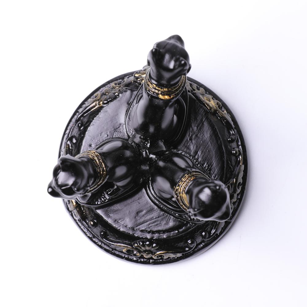 Resin Lucky Cat Statue Base Stand S