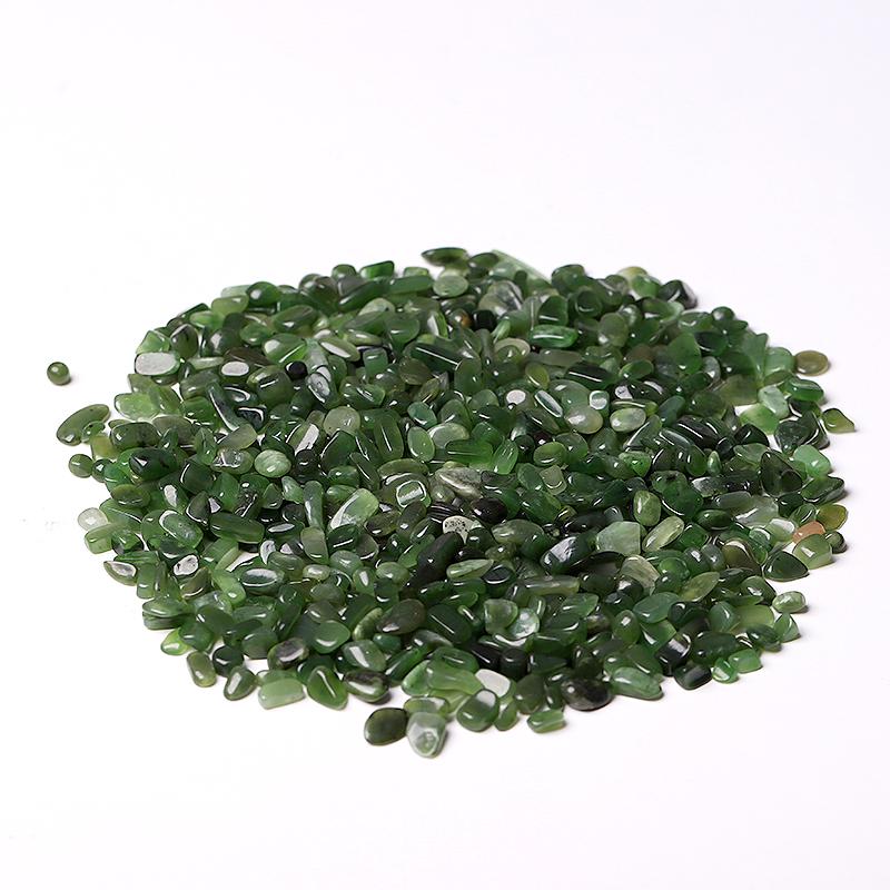 0.1kg Natural Green Jade Crystal Chips Wholesale Crystals USA