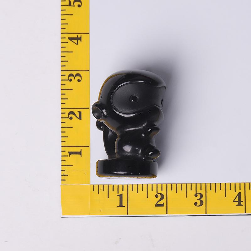 3" Black Obsidian Crystal Carvings Wholesale Crystals USA