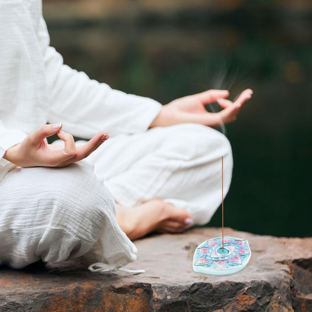 Resin Eye Shape Plate Incense Holder