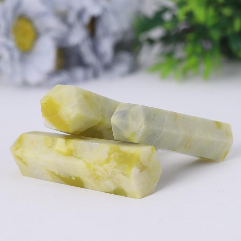 Wholesale Natural Serpentine Jade Points Healing Crystal Tower Wholesale Crystals USA
