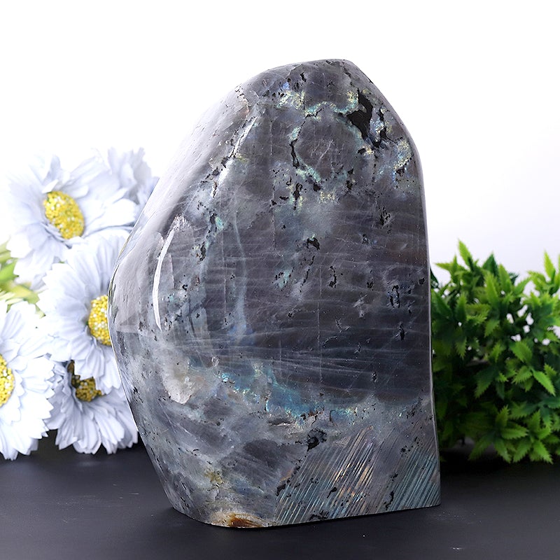 6.5" Unique Labradorite Stone Free Form
