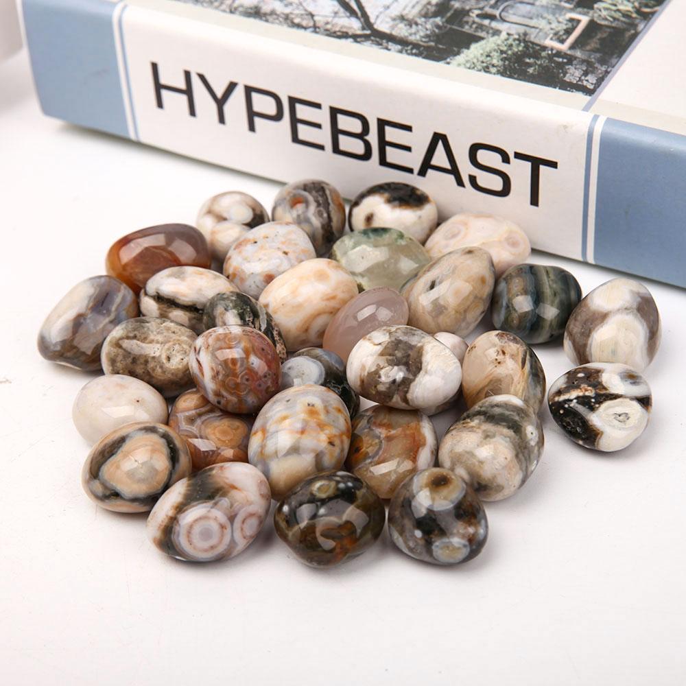 0.1kg Ocean Jasper Tumbles Wholesale Crystals USA
