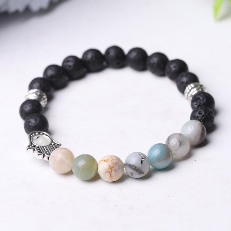 85mm Volcanic with Crystal Bracelet Wholesale Crystals USA