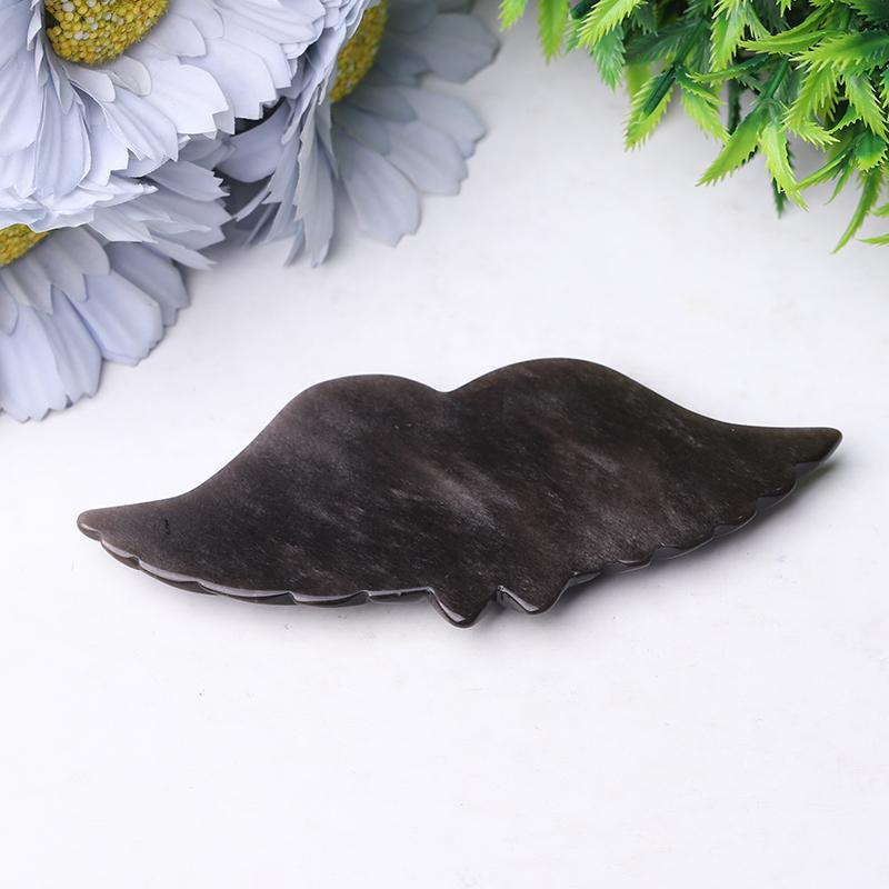 4.5" Angel Wings Crystal Carvings Wholesale Crystals USA