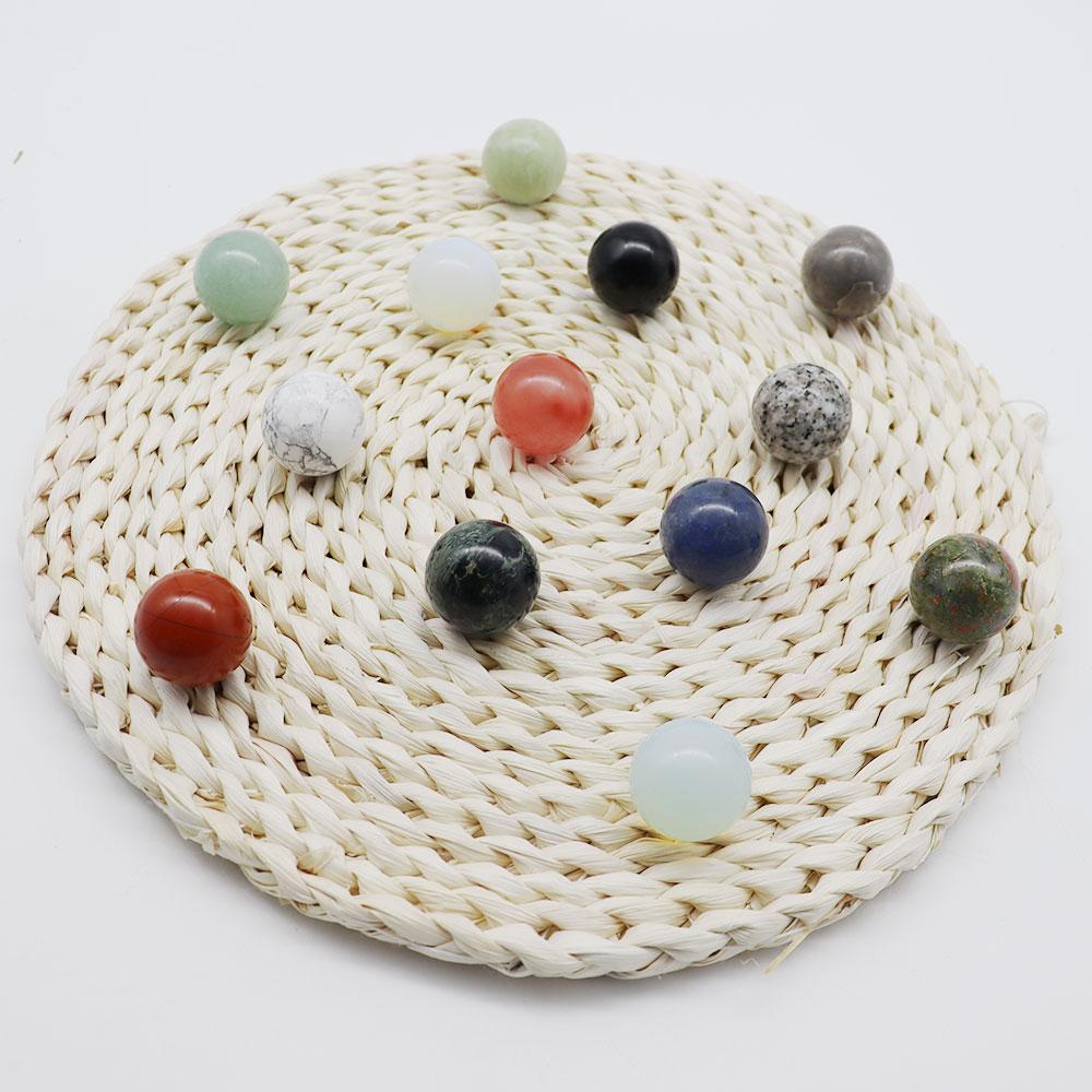 1.2”Gemstone Round Loose Beads Wholesale Natural Stone Beads Wholesale Crystals USA