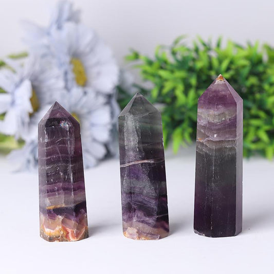 Wholesale Natural Rainbow Fluorite Tower for Decoration Wholesale Crystals USA
