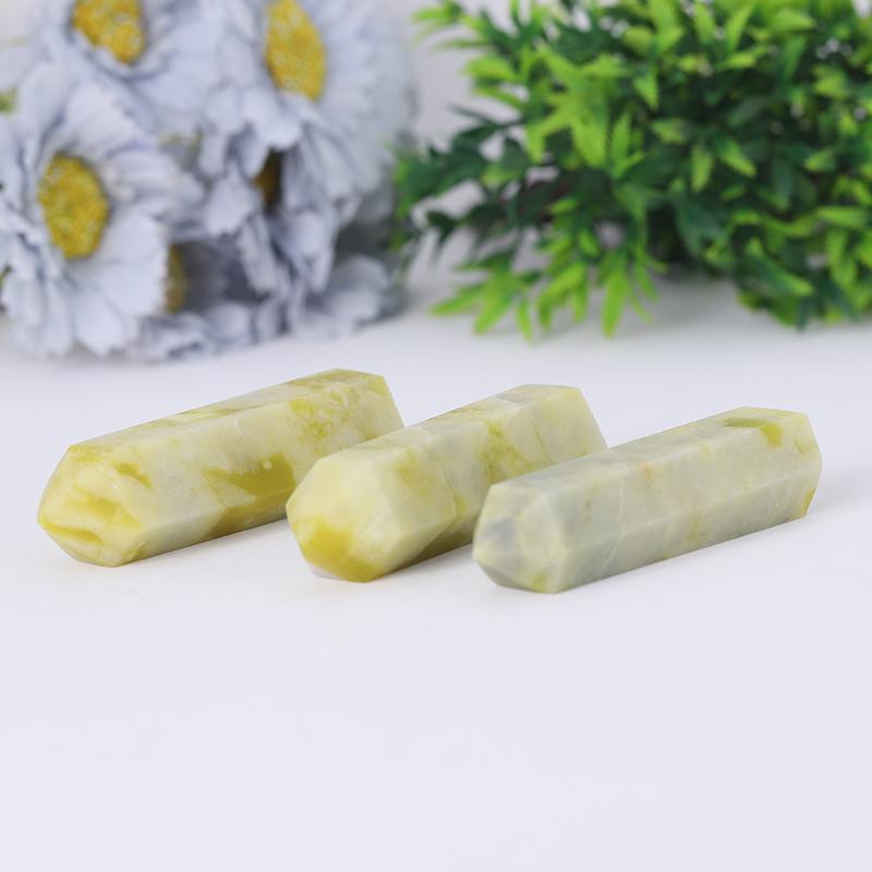Wholesale Natural Serpentine Jade Points Healing Crystal Tower Wholesale Crystals USA