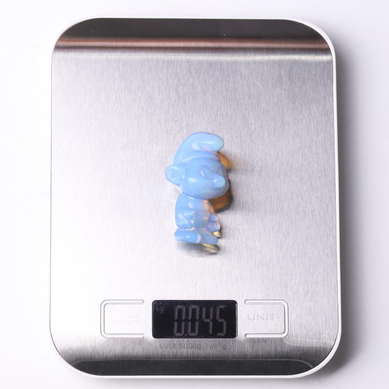 2" Blue Opalite Smurfs Crystal Carvings Wholesale Crystals USA