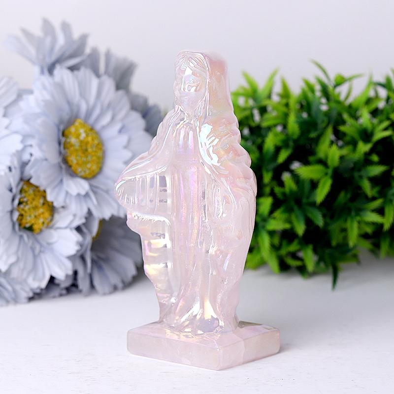 4.8" Aura Angel Sculpture Crystal Carvings Wholesale Crystals USA