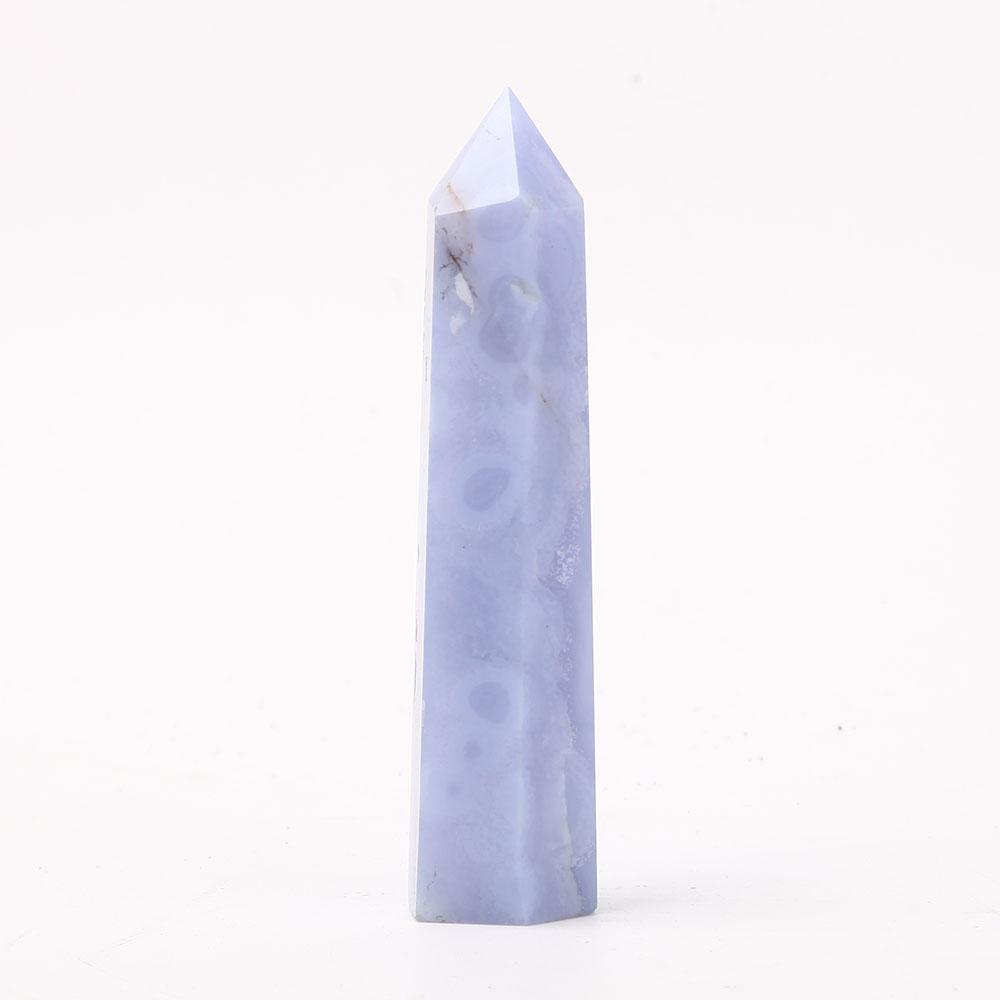 Blue Lace Agate Point Wholesale Crystals USA