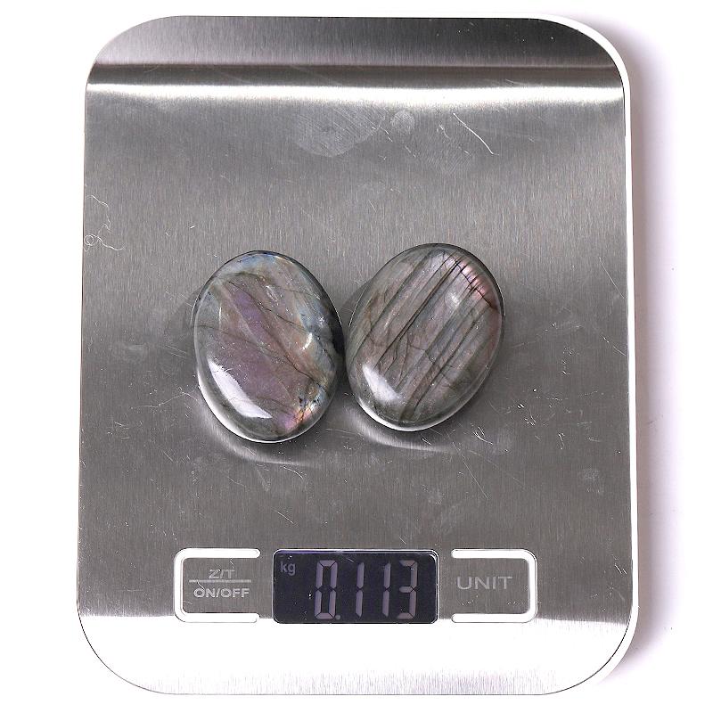 1.5"-2.0" Labradorite Tumbles Palm stones Wholesale Crystals USA