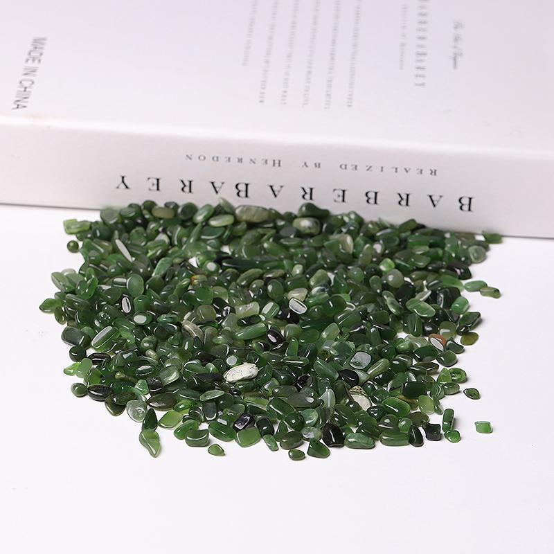 0.1kg Natural Green Jade Crystal Chips Wholesale Crystals USA