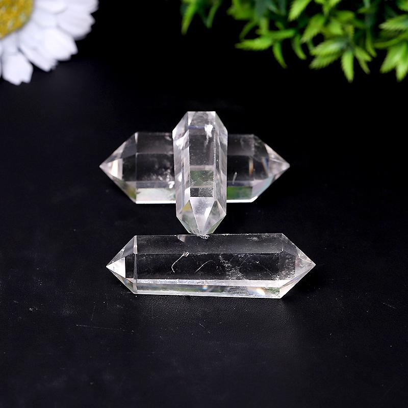 High Quality Natural Clear Quartz Double Terminated Points Wholesale Crystals USA