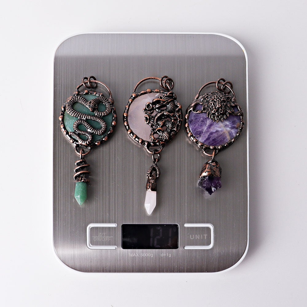 3.5" Vintage Crystal Pendant Wholesale Crystals USA