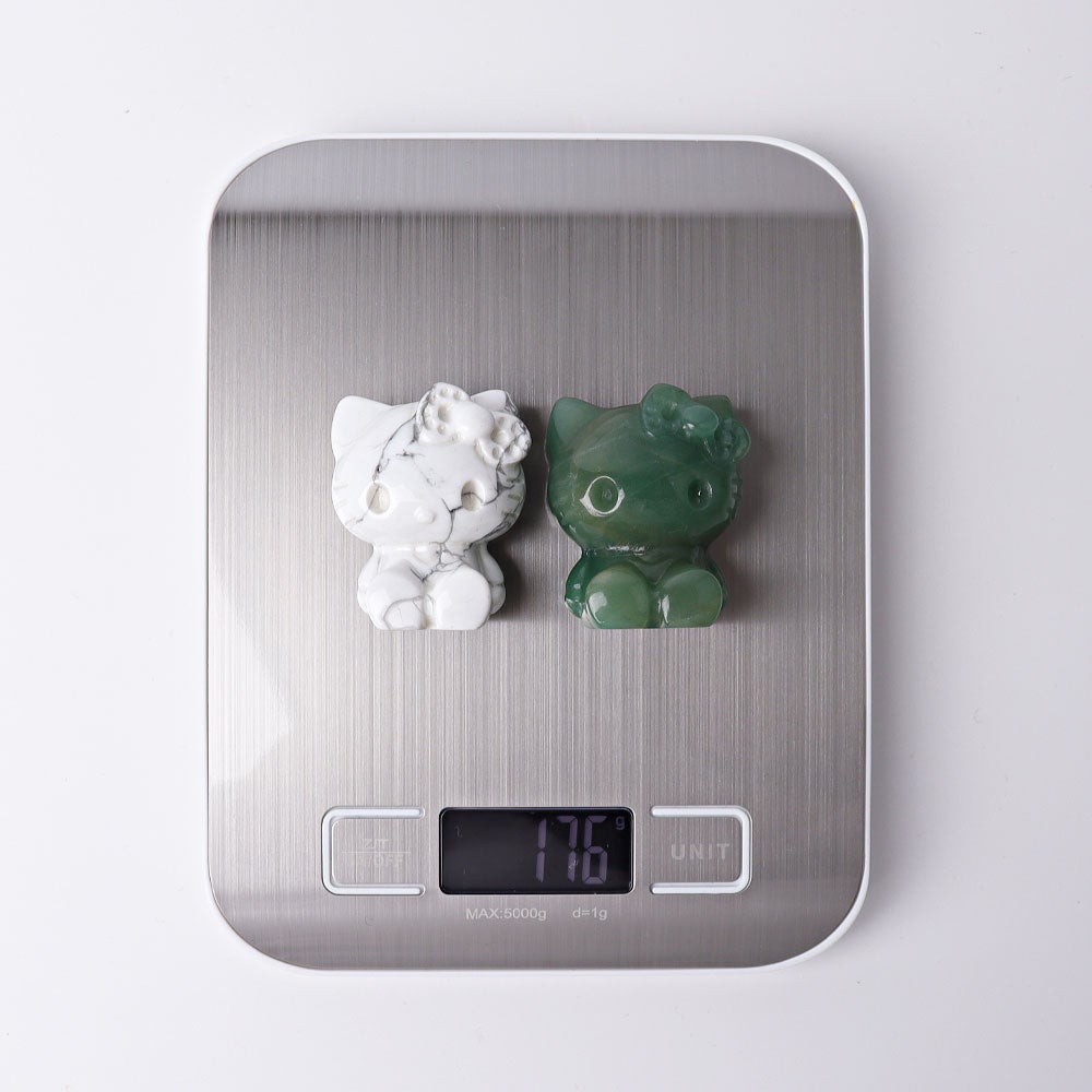 1.85" Hello Kitty Crystal Carvings Wholesale Crystals USA