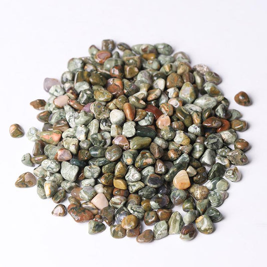 0.1kg Hot Sale 5-7mm Natural Rainforest Jasper Chips for Healing Wholesale Crystals USA