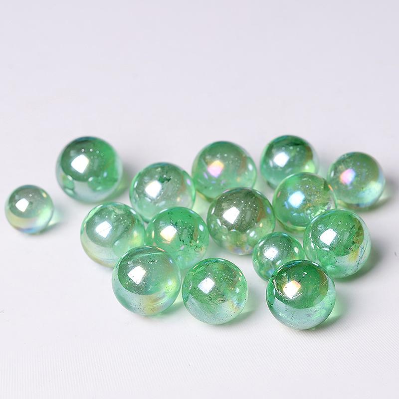 0.25kg Aura Green Crystal Sphere Wholesale Crystals USA