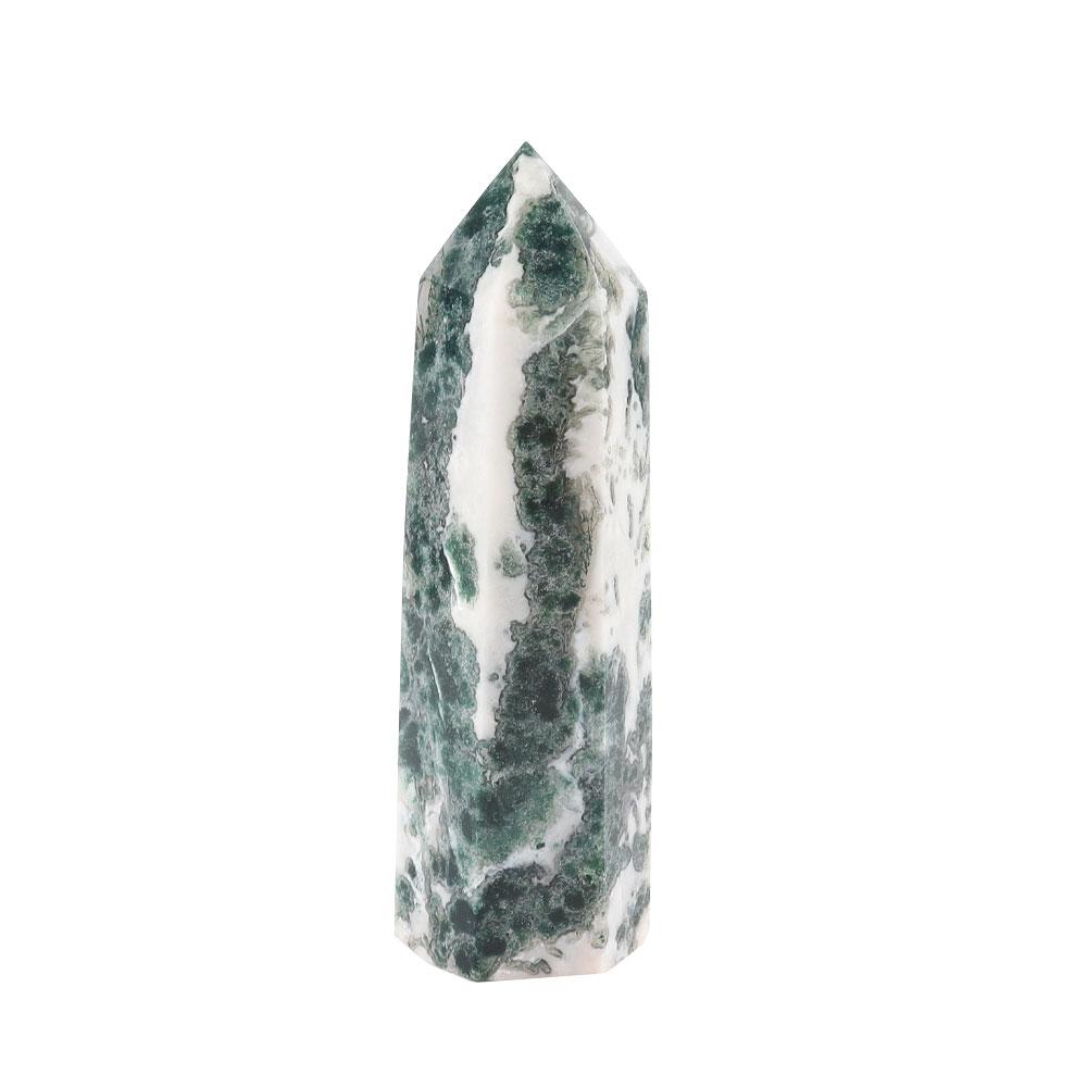 Set of 3 Moss Agate Towers Wholesale Crystals USA