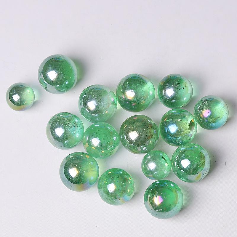 0.25kg Aura Green Crystal Sphere Wholesale Crystals USA