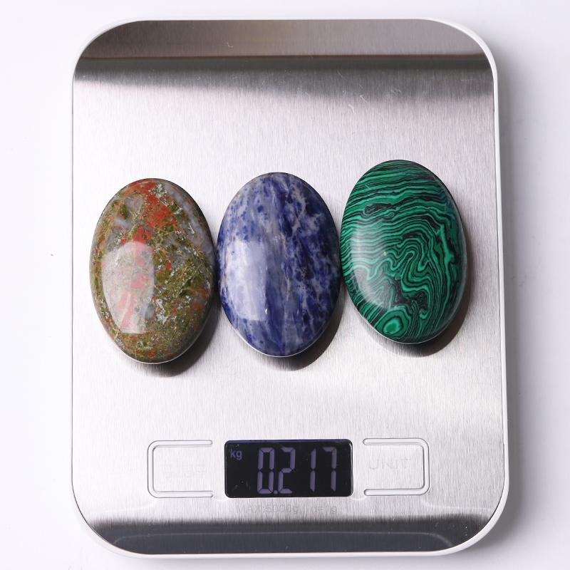 1.5*2.3" Crystal Tumbles Palm stones Wholesale Crystals USA