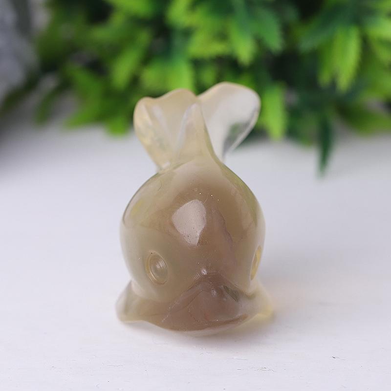 2.5" Fluorite Dolphin Crystal Carvings Wholesale Crystals USA