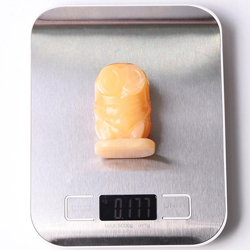 2.5" Yellow Jade Minions Crystal Carvings Wholesale Crystals USA