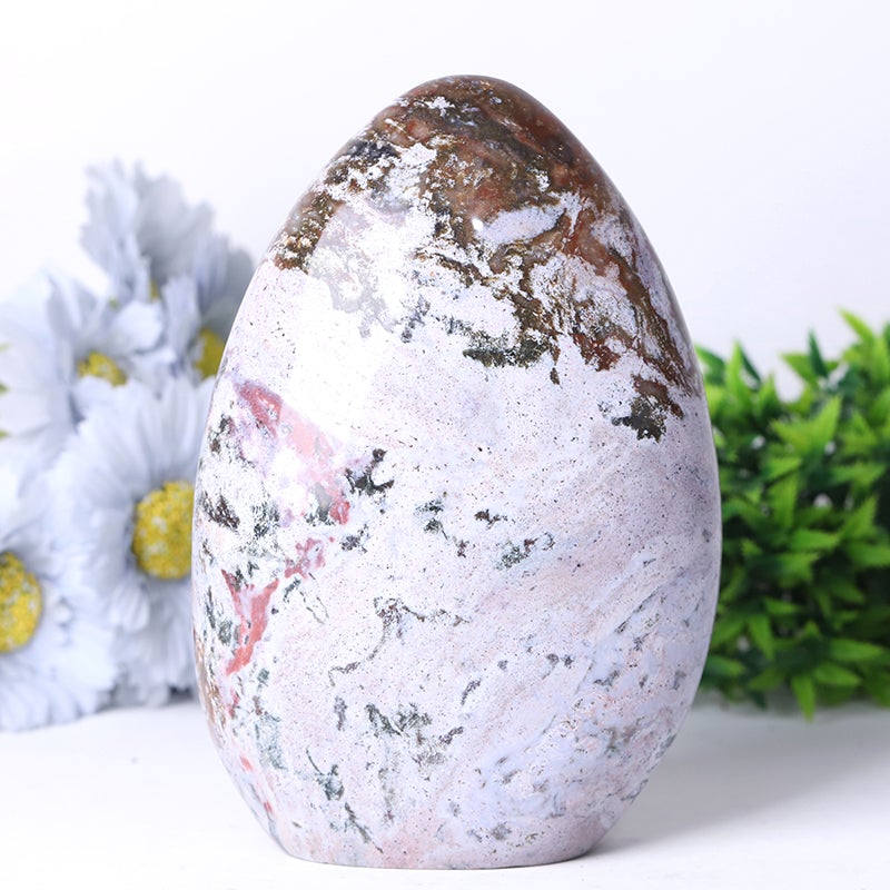 5"-7.5" Unique Ocean Jasper Stone Free Form